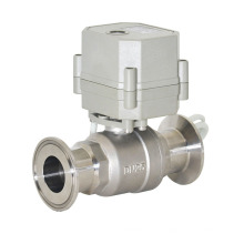 Valve à bille électrique à clapet sanitaire électrique en acier inoxydable AC110V-240V